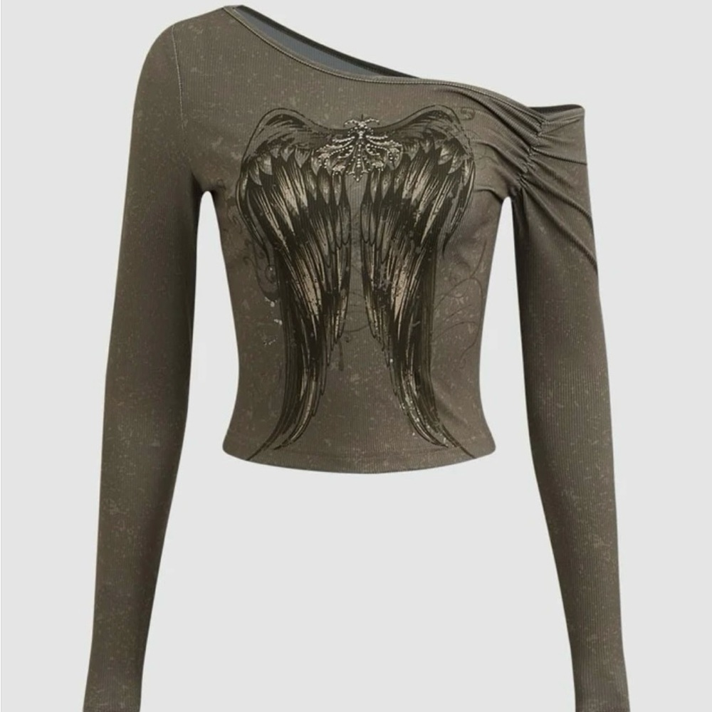 Angel wings top
